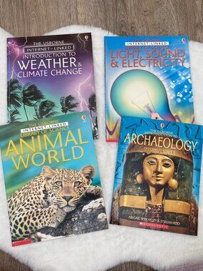 Set of 4 Usborne Internet Linked Science Books